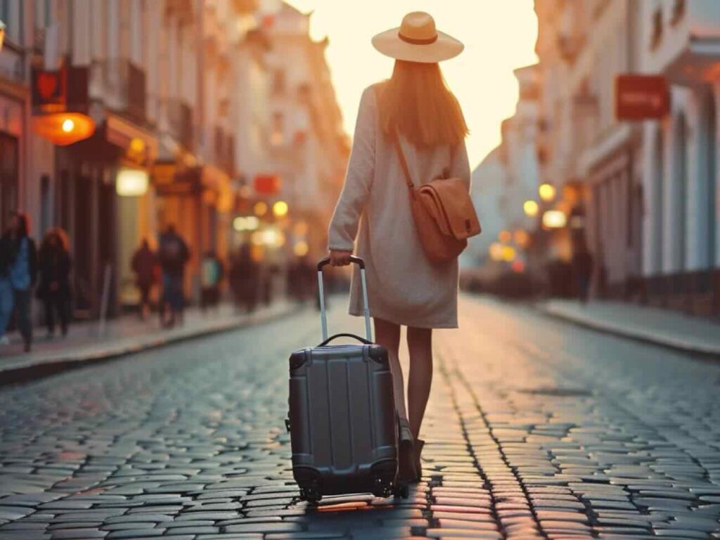 Radical storage : consignes à bagages dans les commerces de proximité à Nice (voyageuse)
