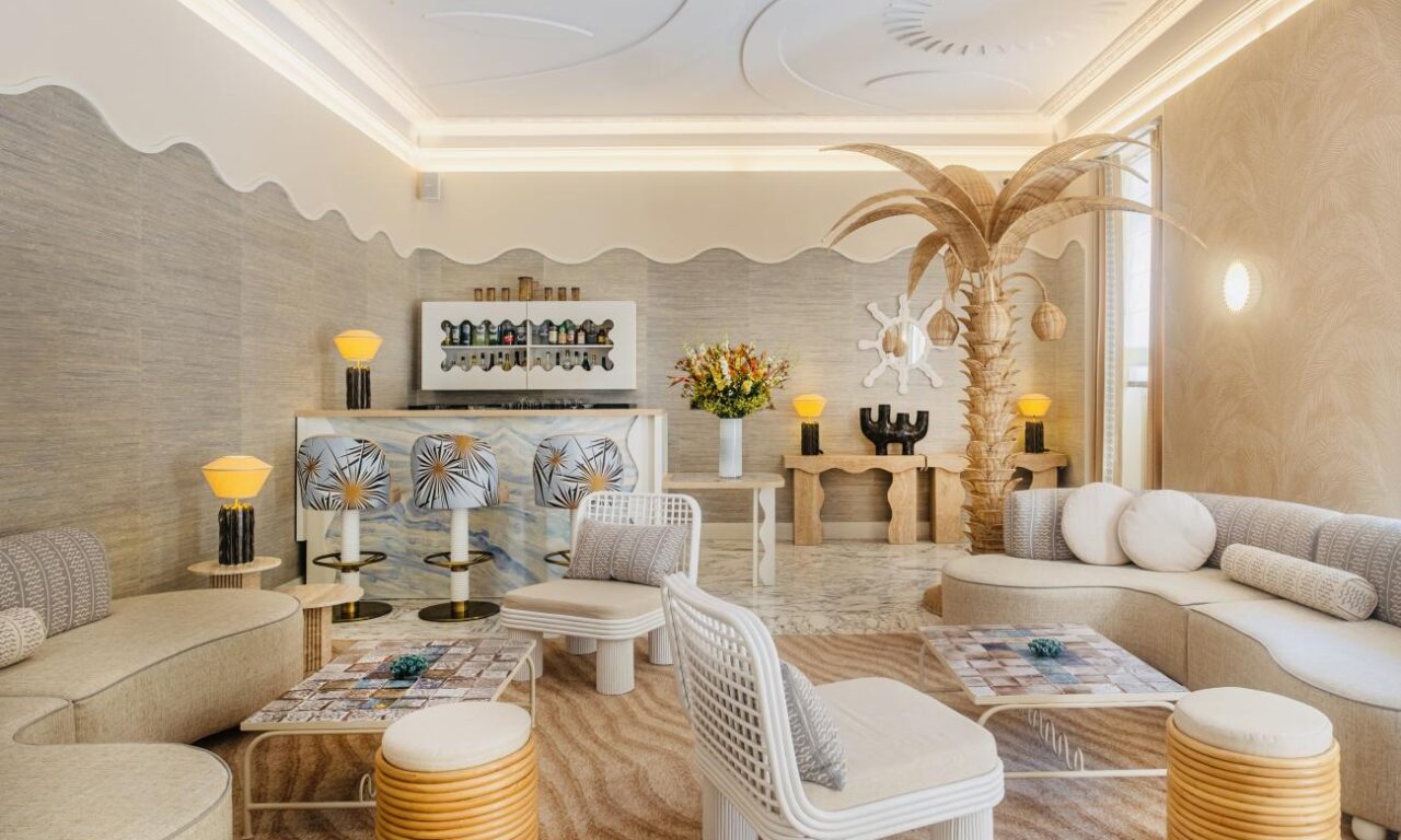 Le Soleia :Boutique-Hôtel 4 étoiles à Nice (lobby).