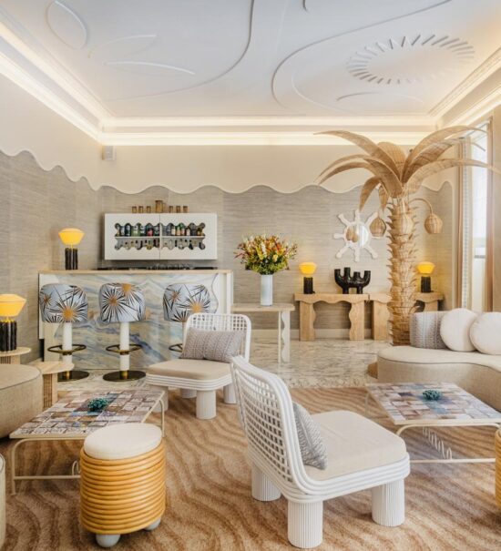 Le Soleia :Boutique-Hôtel quatre étoiles à Nice (lobby).