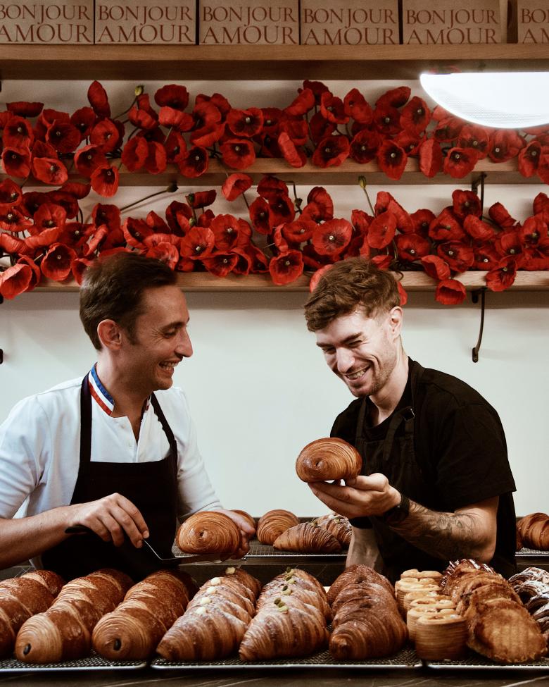 Bonjour Amour : café-pâtisserie franco-italien à Nice (Paul Occhipinti et Ricardo Buricchi).