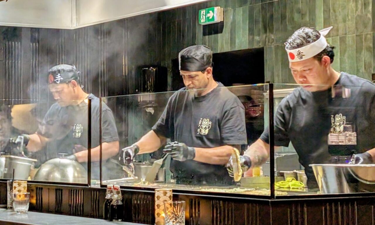 Le Yen : restaurant japonais fusion à Nice (préparation au Teppanyaki).