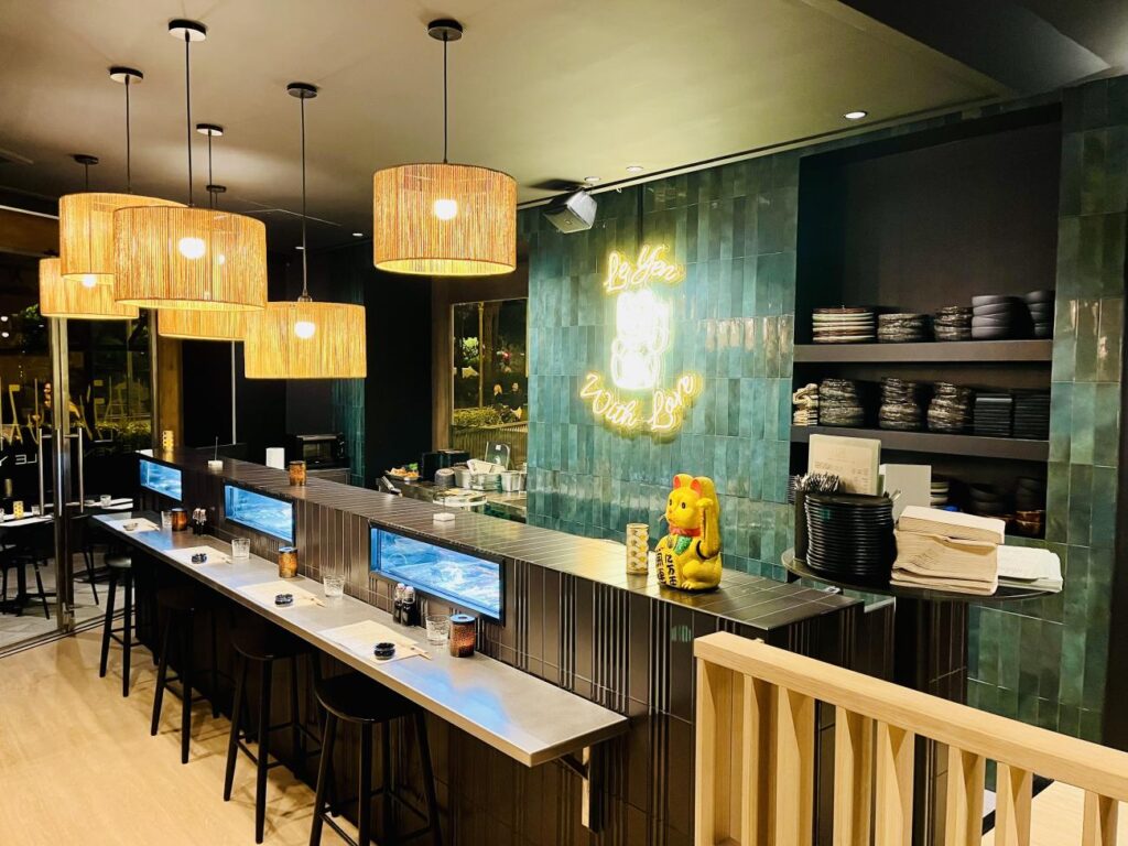 Le Yen : restaurant japonais fusion à Nice (bar à sushi).