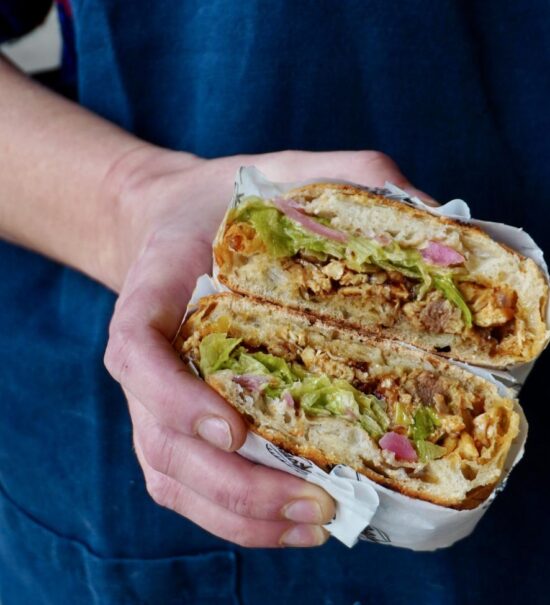 Robbi Sandwichs : sandwicherie artisanale et café à Nice (Chopped Chicken Cheese).