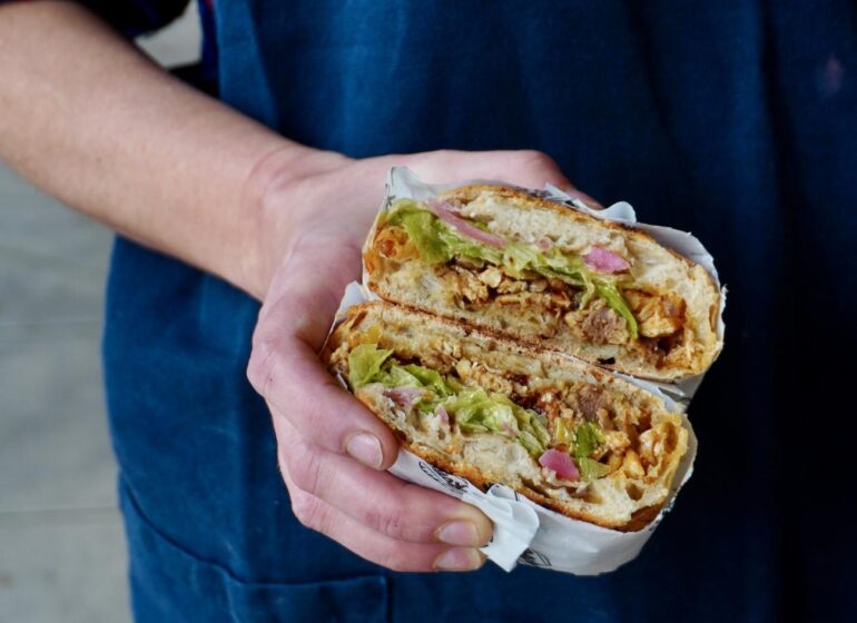 Robbi Sandwichs : sandwicherie artisanale et café à Nice (Chopped Chicken Cheese).